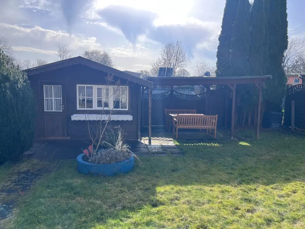 Garten und Außenbereich der Ferienwohnung Deck 6 in Bremerhaven
