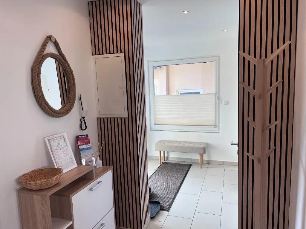 Innenraum Güden Pearl Ferienwohnung Bremerhaven Innenraum der modernen Ferienwohnung Güden Pearl in Bremerhaven